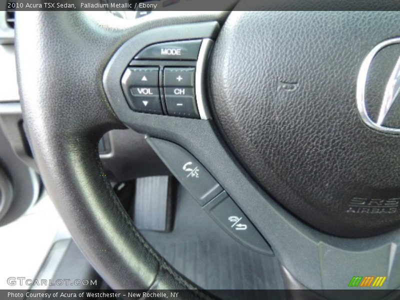 Palladium Metallic / Ebony 2010 Acura TSX Sedan