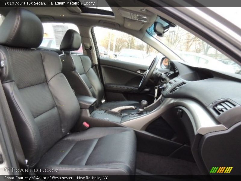 Palladium Metallic / Ebony 2010 Acura TSX Sedan