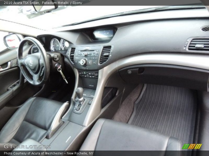 Palladium Metallic / Ebony 2010 Acura TSX Sedan