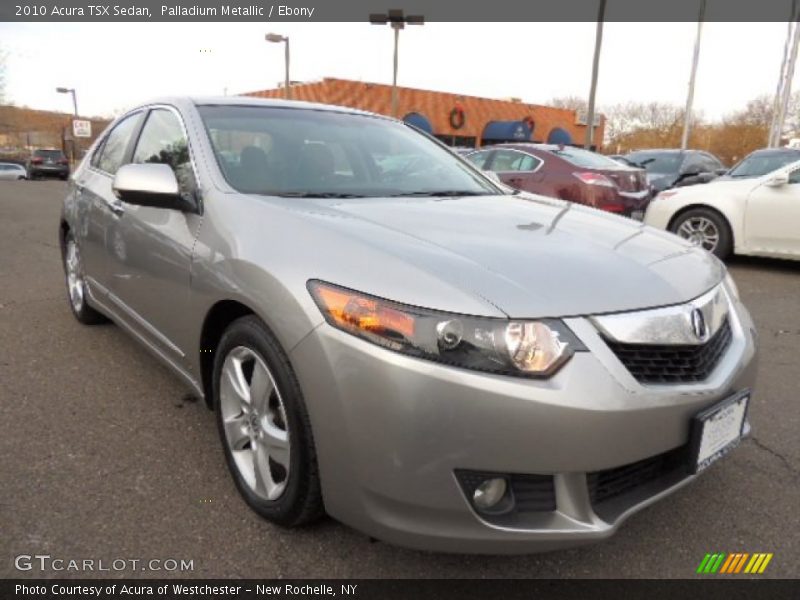 Palladium Metallic / Ebony 2010 Acura TSX Sedan