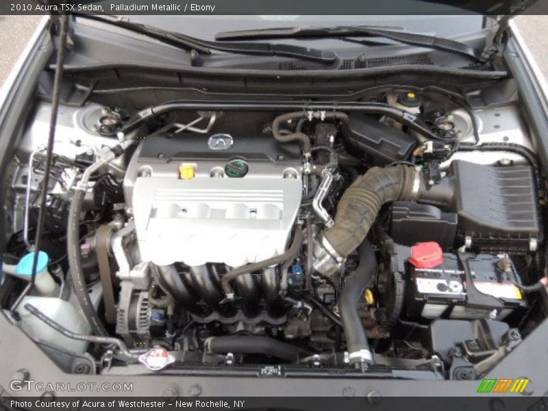 Palladium Metallic / Ebony 2010 Acura TSX Sedan