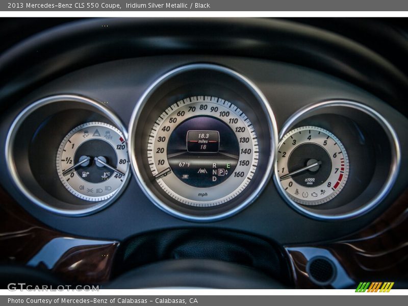 Iridium Silver Metallic / Black 2013 Mercedes-Benz CLS 550 Coupe