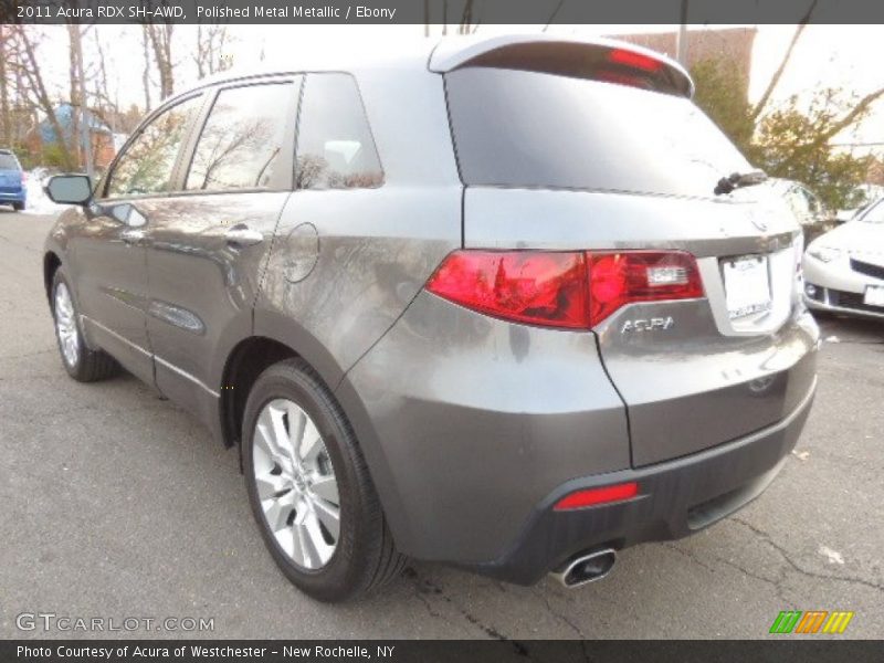 Polished Metal Metallic / Ebony 2011 Acura RDX SH-AWD