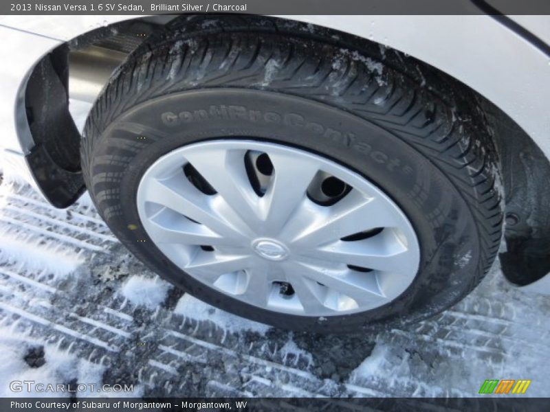 Brilliant Silver / Charcoal 2013 Nissan Versa 1.6 SV Sedan