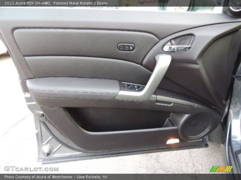 Polished Metal Metallic / Ebony 2011 Acura RDX SH-AWD