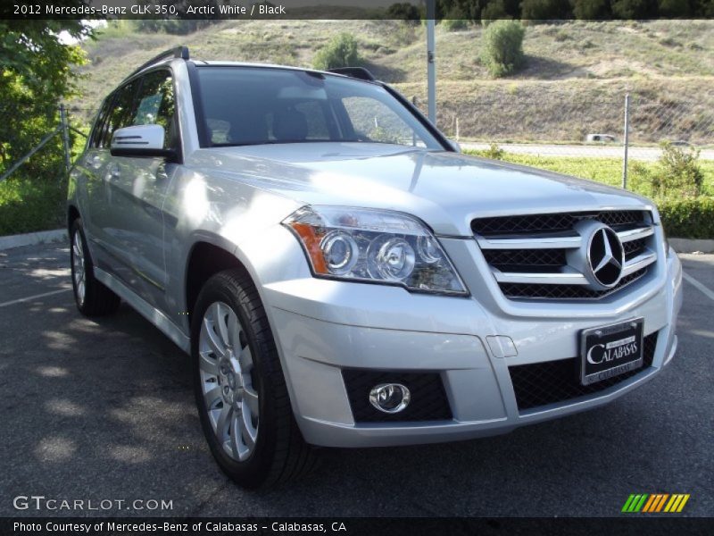 Arctic White / Black 2012 Mercedes-Benz GLK 350