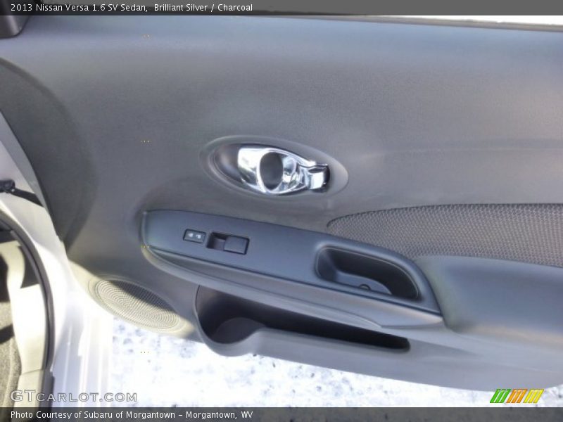 Brilliant Silver / Charcoal 2013 Nissan Versa 1.6 SV Sedan