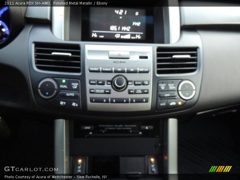 Polished Metal Metallic / Ebony 2011 Acura RDX SH-AWD