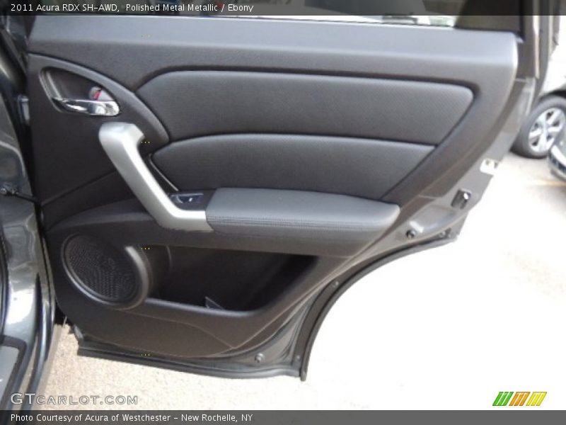 Polished Metal Metallic / Ebony 2011 Acura RDX SH-AWD