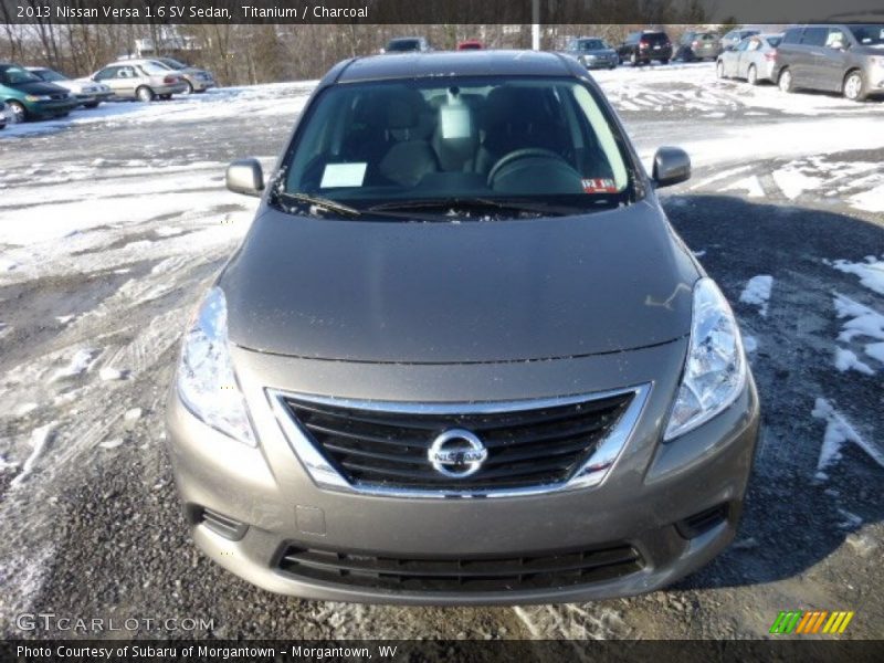 Titanium / Charcoal 2013 Nissan Versa 1.6 SV Sedan