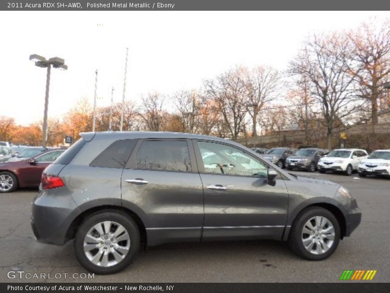 Polished Metal Metallic / Ebony 2011 Acura RDX SH-AWD