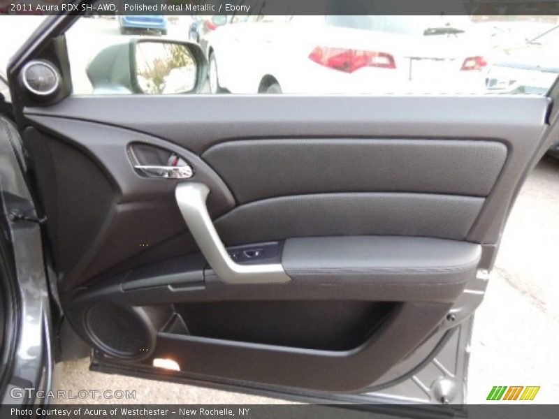Polished Metal Metallic / Ebony 2011 Acura RDX SH-AWD