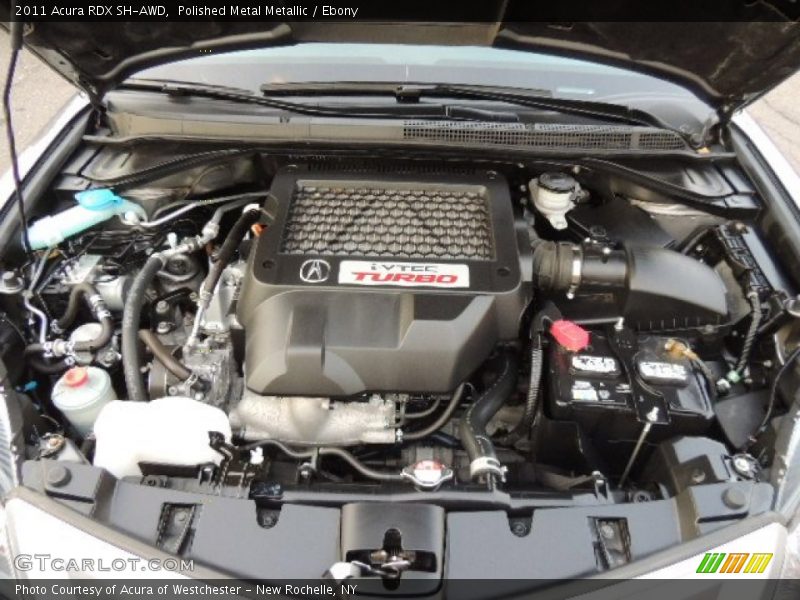 Polished Metal Metallic / Ebony 2011 Acura RDX SH-AWD