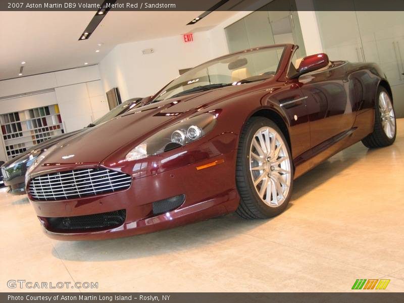 Merlot Red / Sandstorm 2007 Aston Martin DB9 Volante