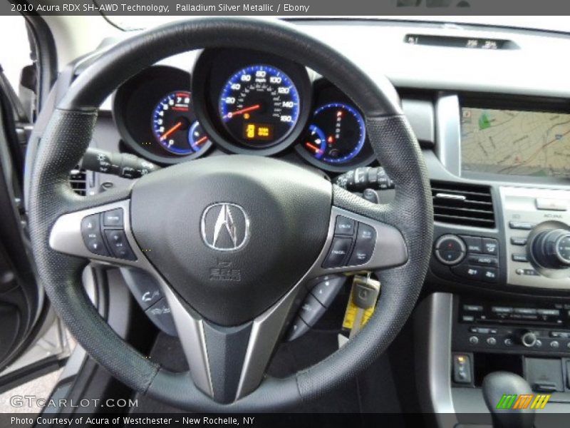 Palladium Silver Metallic / Ebony 2010 Acura RDX SH-AWD Technology