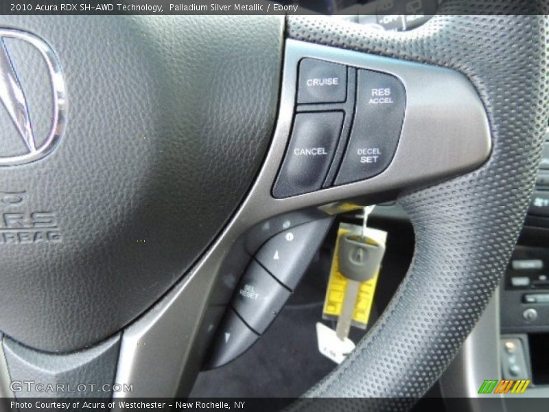Palladium Silver Metallic / Ebony 2010 Acura RDX SH-AWD Technology