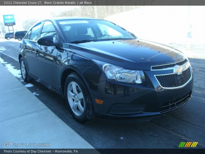 Black Granite Metallic / Jet Black 2011 Chevrolet Cruze LT