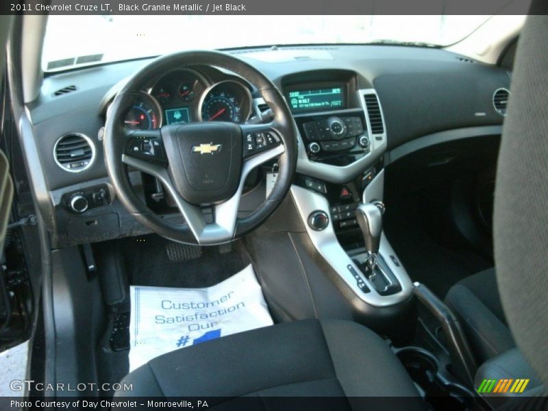 Black Granite Metallic / Jet Black 2011 Chevrolet Cruze LT
