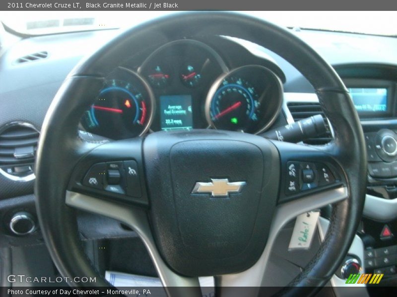 Black Granite Metallic / Jet Black 2011 Chevrolet Cruze LT