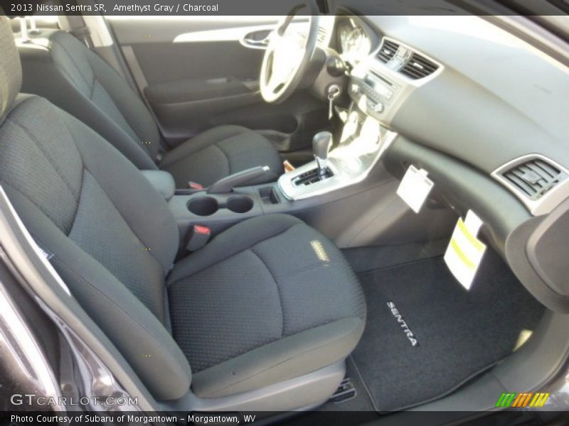 Amethyst Gray / Charcoal 2013 Nissan Sentra SR