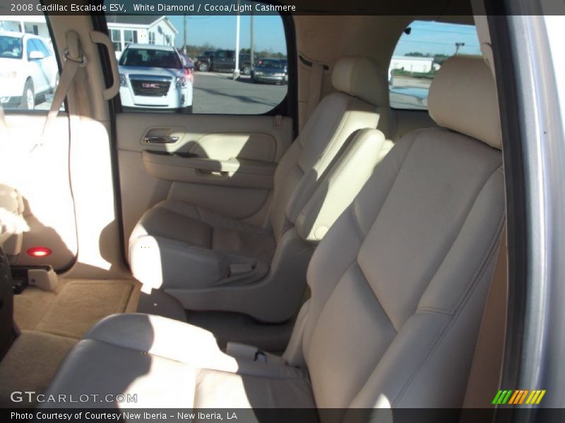 White Diamond / Cocoa/Light Cashmere 2008 Cadillac Escalade ESV