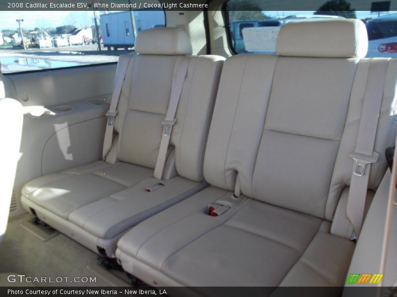 White Diamond / Cocoa/Light Cashmere 2008 Cadillac Escalade ESV