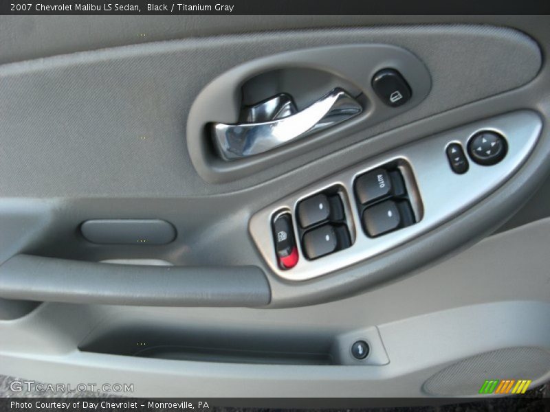 Black / Titanium Gray 2007 Chevrolet Malibu LS Sedan