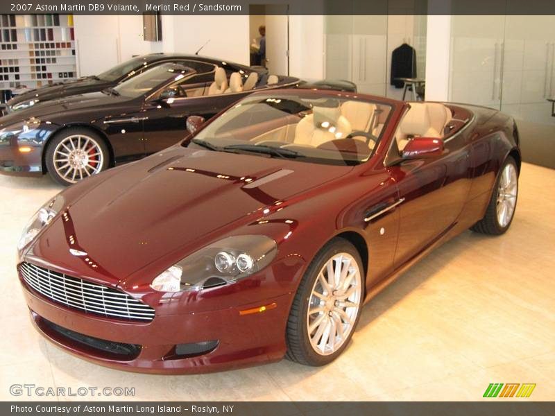 Merlot Red / Sandstorm 2007 Aston Martin DB9 Volante