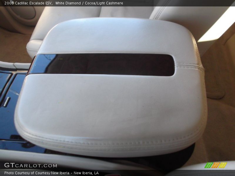 White Diamond / Cocoa/Light Cashmere 2008 Cadillac Escalade ESV