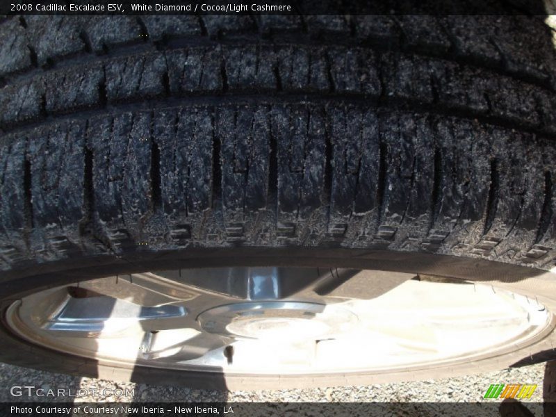 White Diamond / Cocoa/Light Cashmere 2008 Cadillac Escalade ESV