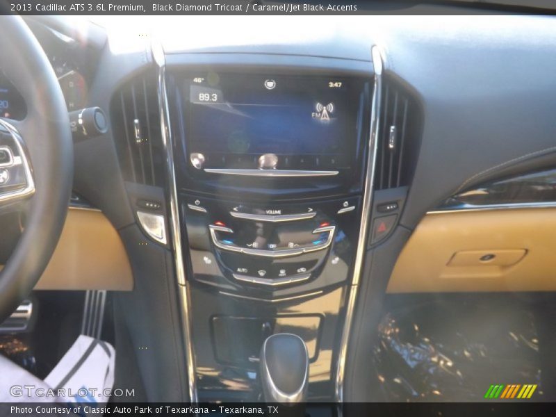Black Diamond Tricoat / Caramel/Jet Black Accents 2013 Cadillac ATS 3.6L Premium