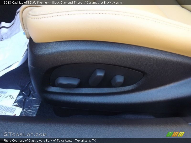 Black Diamond Tricoat / Caramel/Jet Black Accents 2013 Cadillac ATS 3.6L Premium