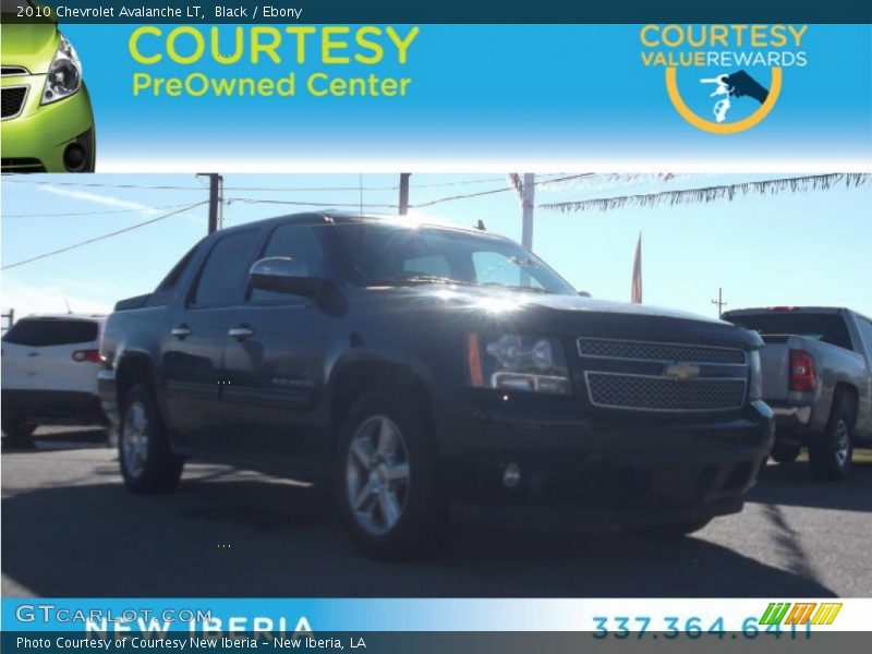 Black / Ebony 2010 Chevrolet Avalanche LT