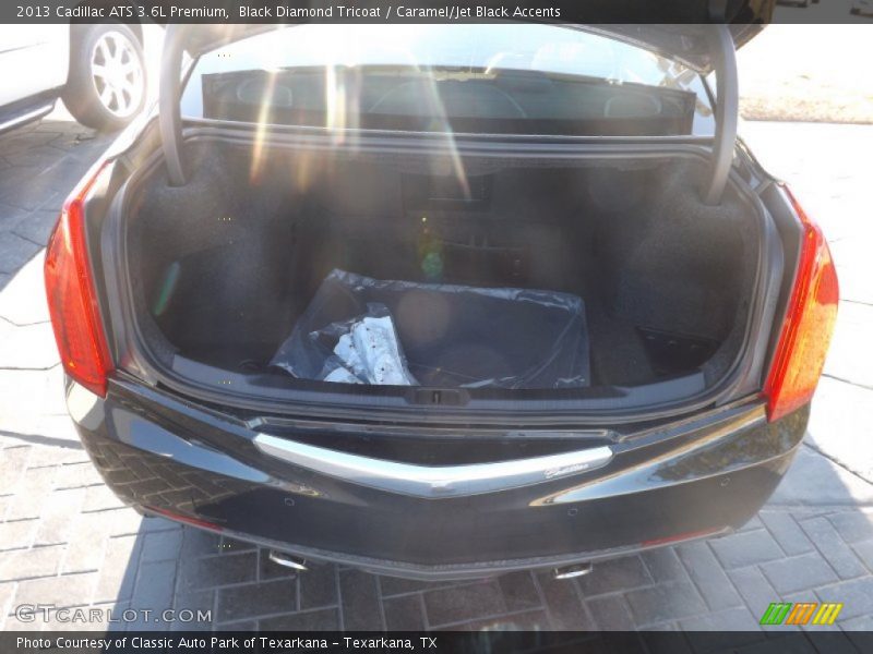 Black Diamond Tricoat / Caramel/Jet Black Accents 2013 Cadillac ATS 3.6L Premium