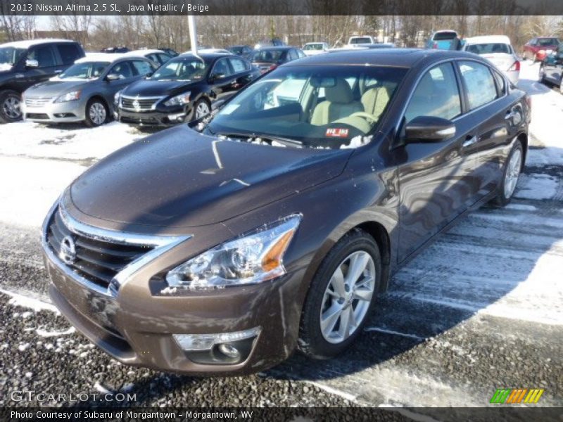 Java Metallic / Beige 2013 Nissan Altima 2.5 SL