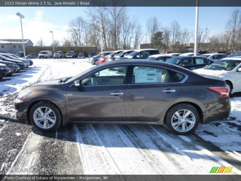 Java Metallic / Beige 2013 Nissan Altima 2.5 SL