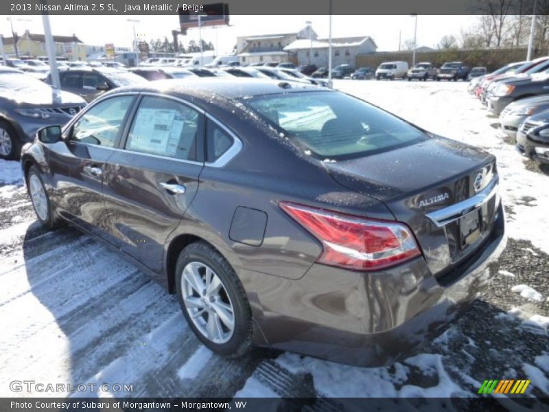 Java Metallic / Beige 2013 Nissan Altima 2.5 SL
