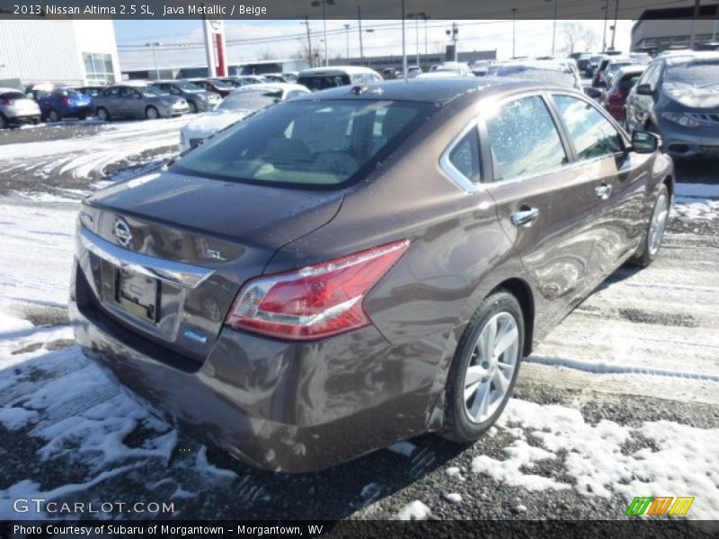 Java Metallic / Beige 2013 Nissan Altima 2.5 SL