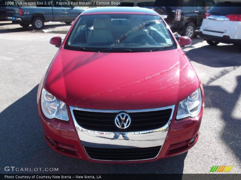 Paprika Red Metallic / Cornsilk Beige 2008 Volkswagen Eos 2.0T