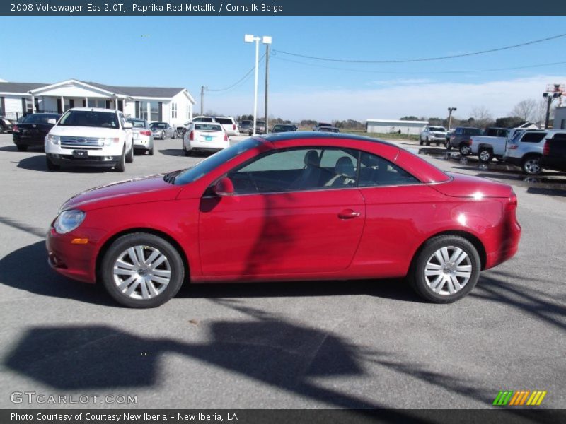 Paprika Red Metallic / Cornsilk Beige 2008 Volkswagen Eos 2.0T
