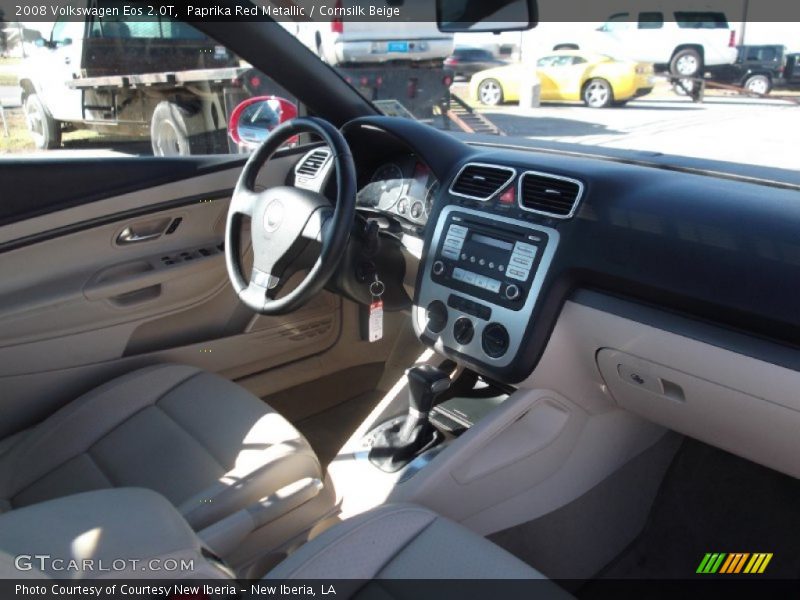 Paprika Red Metallic / Cornsilk Beige 2008 Volkswagen Eos 2.0T