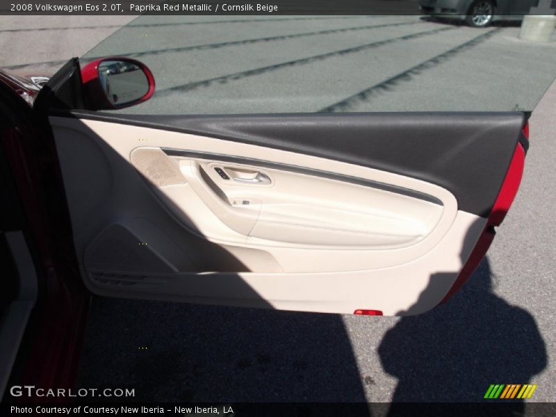 Paprika Red Metallic / Cornsilk Beige 2008 Volkswagen Eos 2.0T