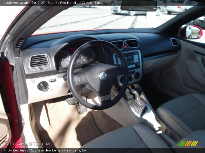 Paprika Red Metallic / Cornsilk Beige 2008 Volkswagen Eos 2.0T