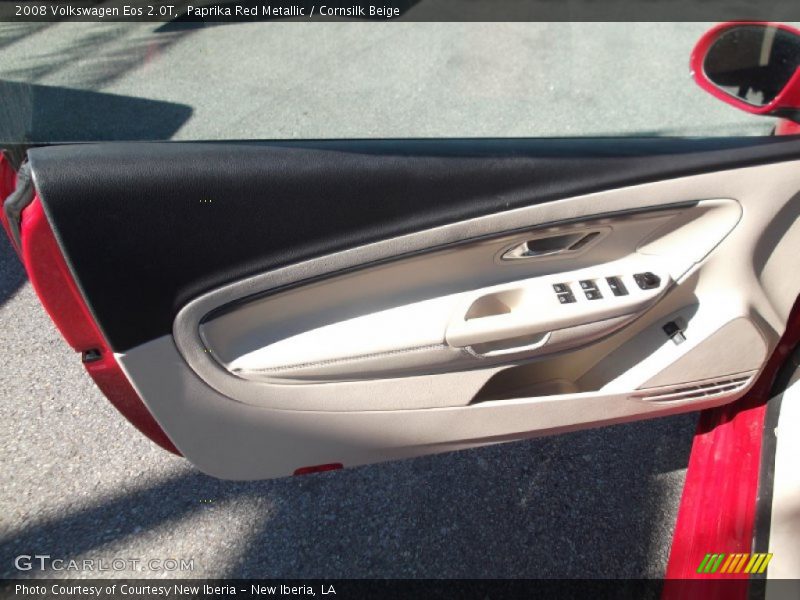 Paprika Red Metallic / Cornsilk Beige 2008 Volkswagen Eos 2.0T