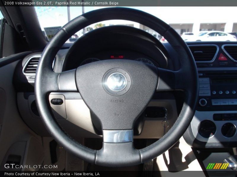Paprika Red Metallic / Cornsilk Beige 2008 Volkswagen Eos 2.0T