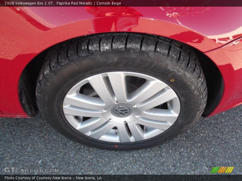 Paprika Red Metallic / Cornsilk Beige 2008 Volkswagen Eos 2.0T