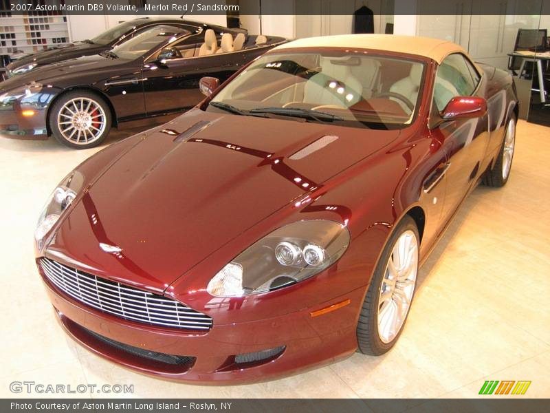 Merlot Red / Sandstorm 2007 Aston Martin DB9 Volante