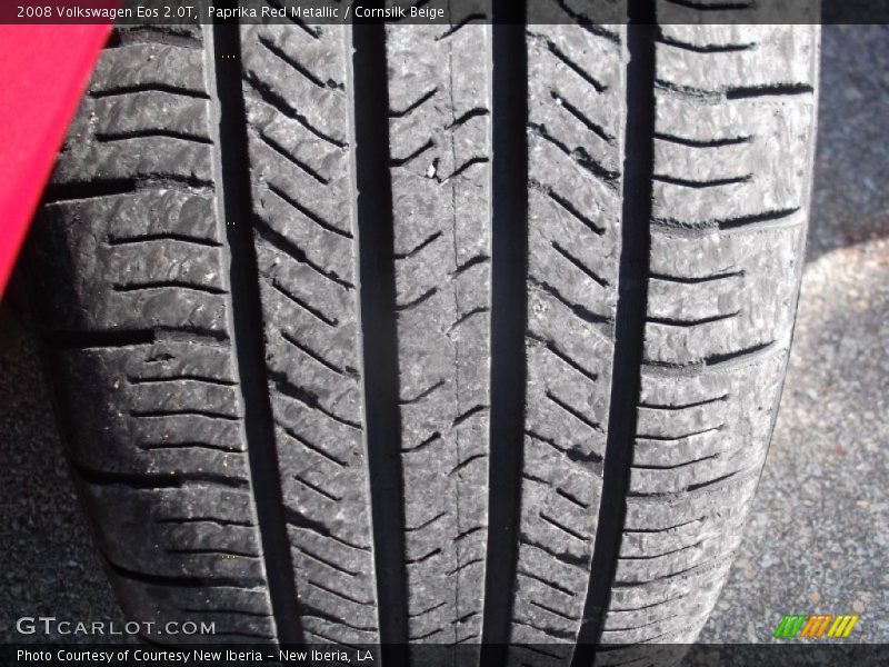 Paprika Red Metallic / Cornsilk Beige 2008 Volkswagen Eos 2.0T