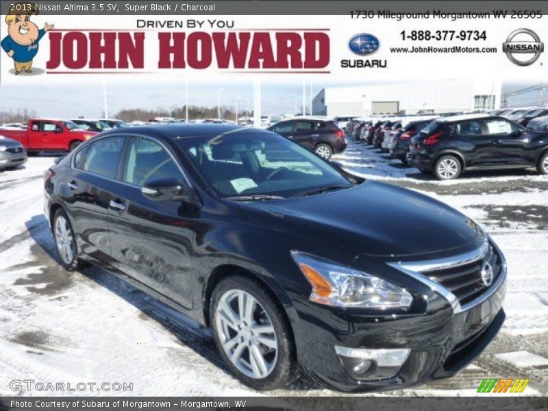 Super Black / Charcoal 2013 Nissan Altima 3.5 SV