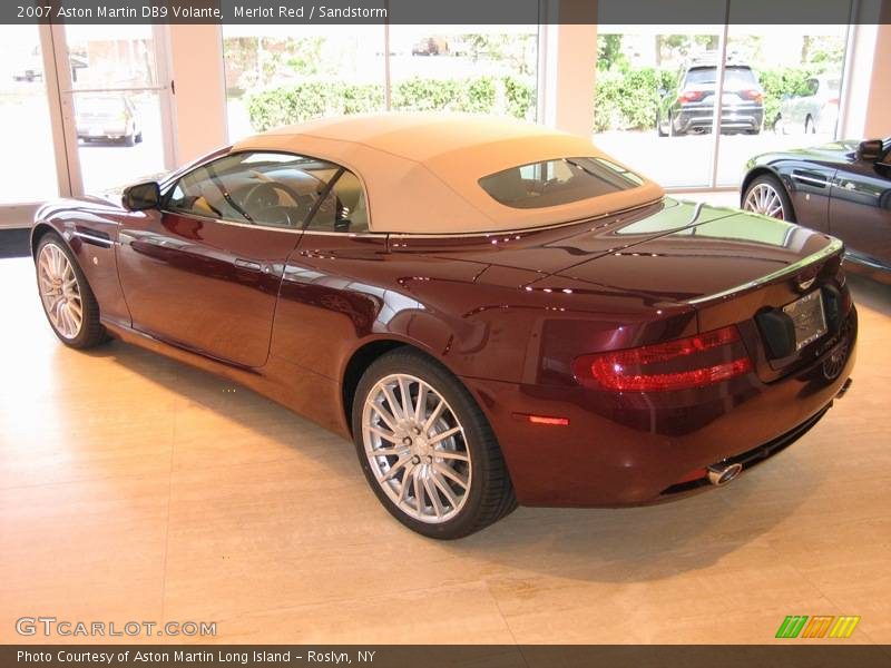 Merlot Red / Sandstorm 2007 Aston Martin DB9 Volante